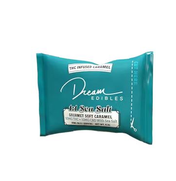 Photograph of product: Sea Salt Caramel 1:1 10mg TH-oui/10mg CBD by Dream