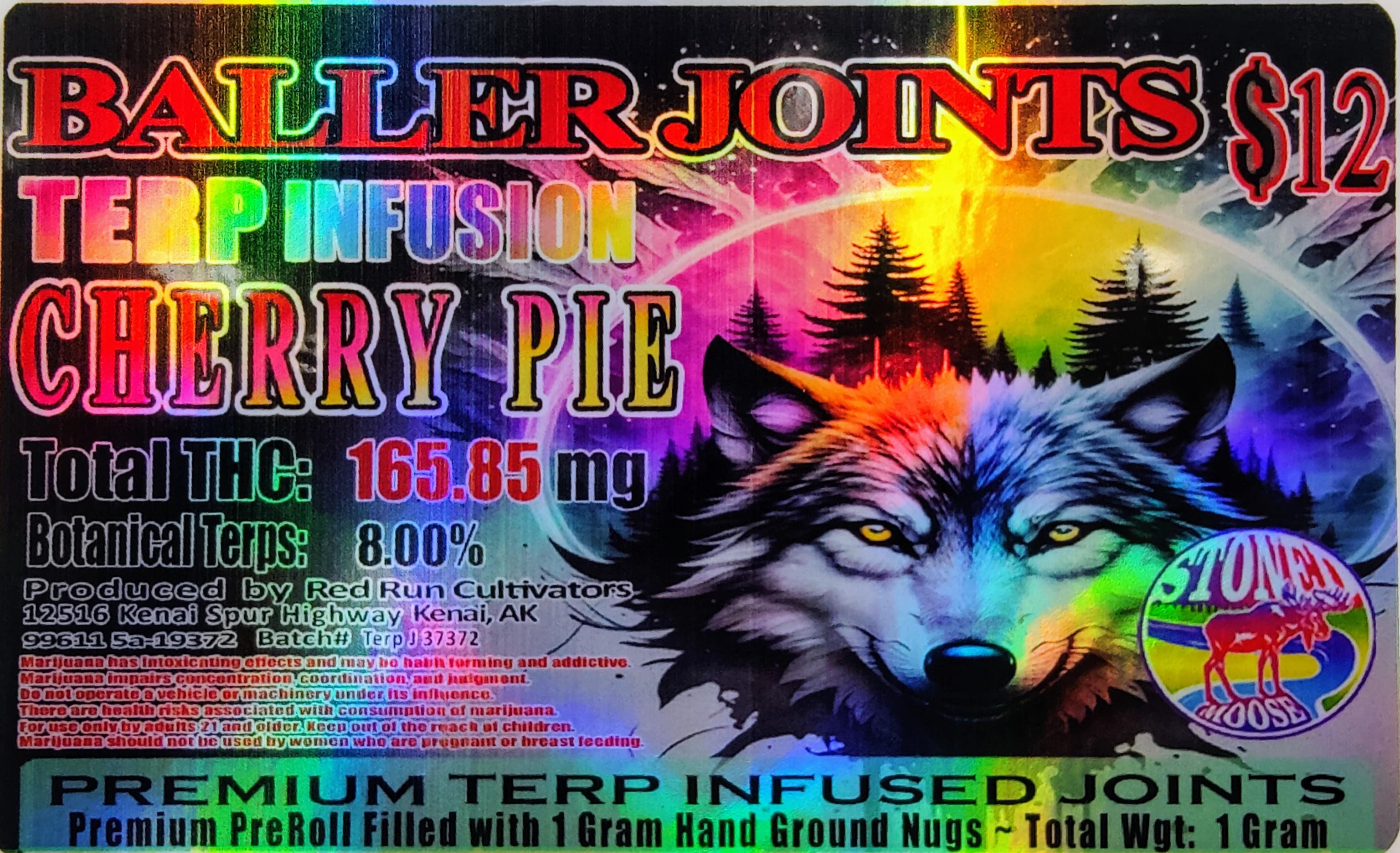 Photograph of product: Baller Joint Terp Infused (Cherry Pie) 1g