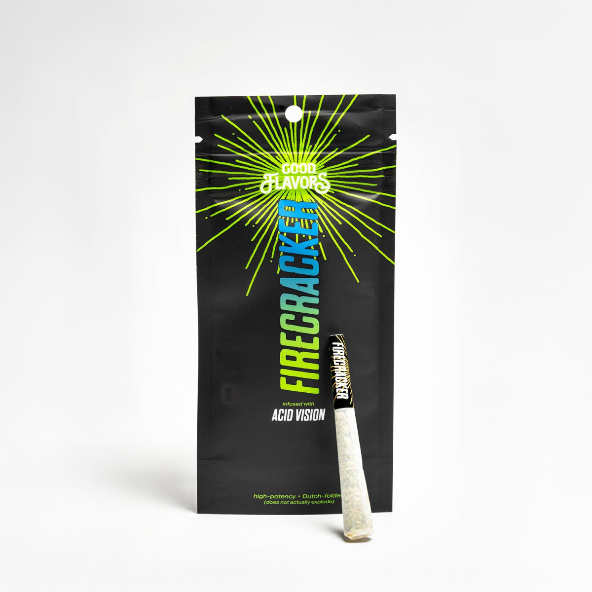 Photograph of product: Acid Vision Firecracker .7g Infused Pre-Roll