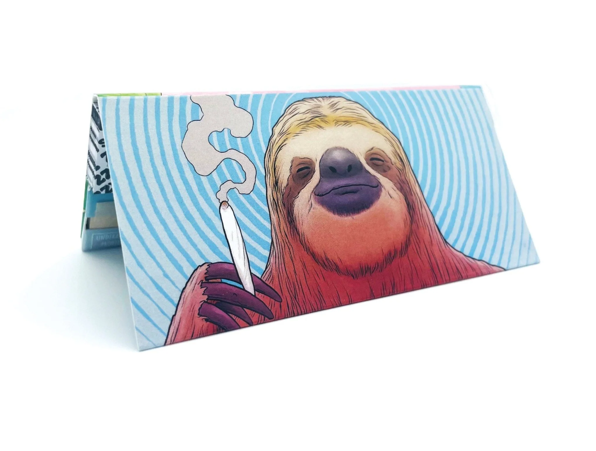 Photograph of product: Stoner Sloth King Size Slim Rolling Papers + Tips
