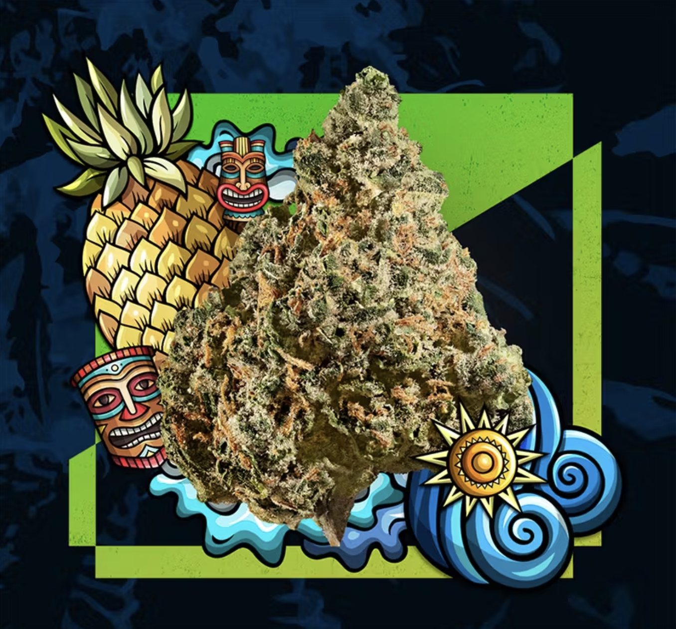 Photograph of product: CRESCO PINEAPPLE EXPRESS FLOWER 3.5G