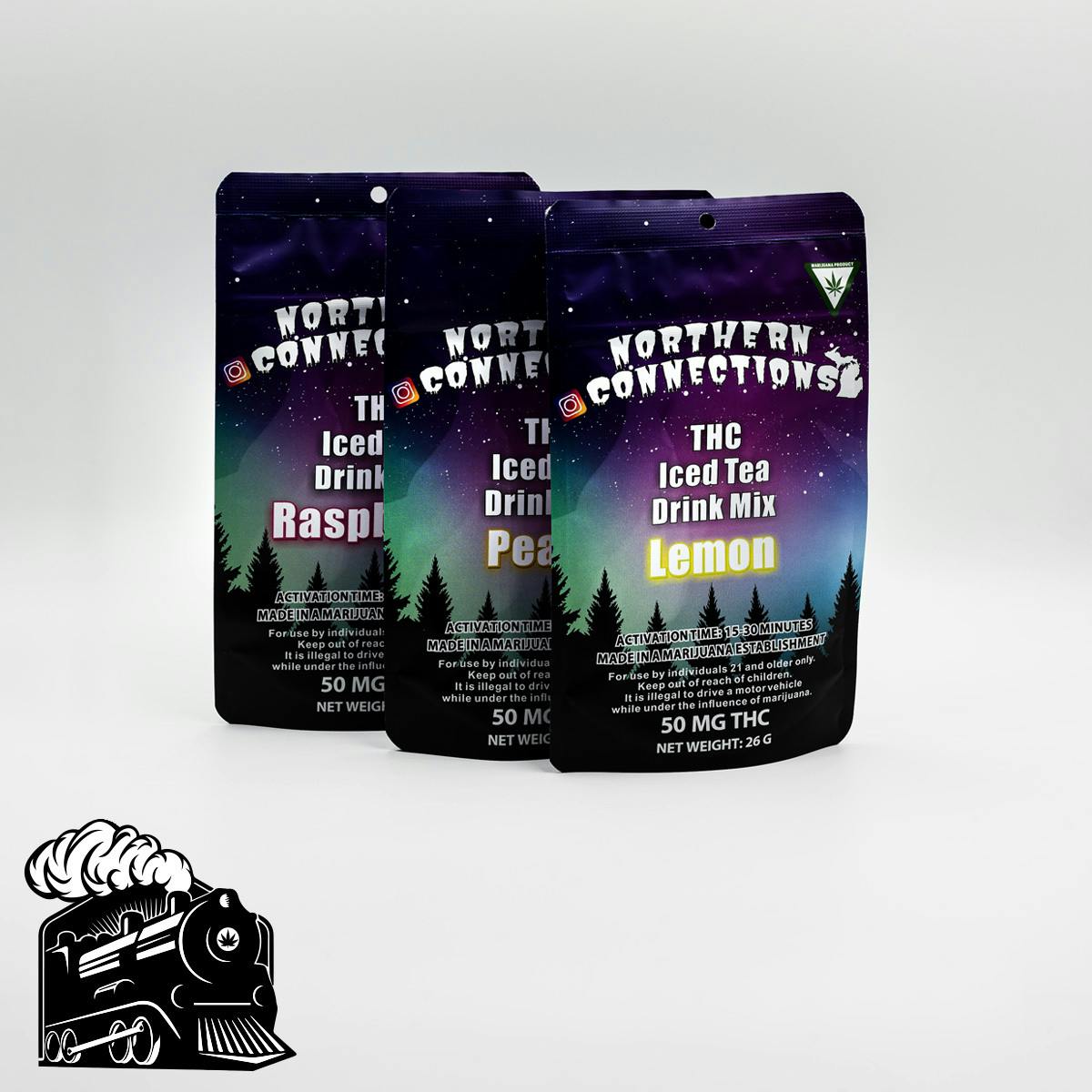 Photograph of product: REC | Northern Connections | 50MG Rosin Infused Iced Tea Mix | Lemon