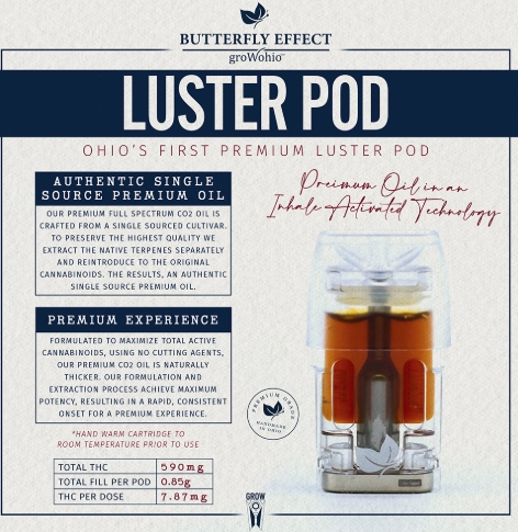 Photograph of product: Lemon G | Luster Pod | 0.85g