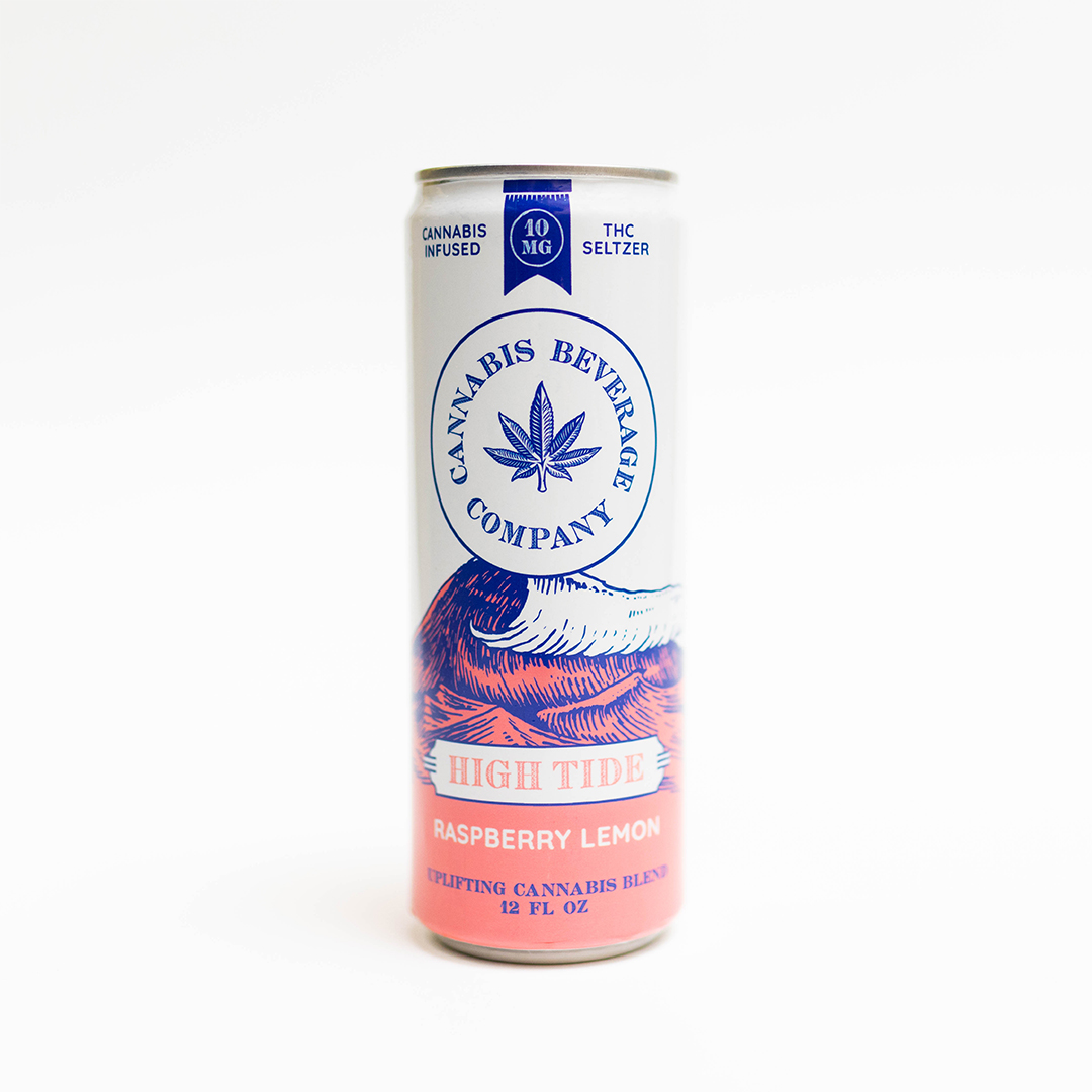 Photograph of product: High Tide 1:1:1 TH-oui Seltzer 10mg - Raspberry Lemon