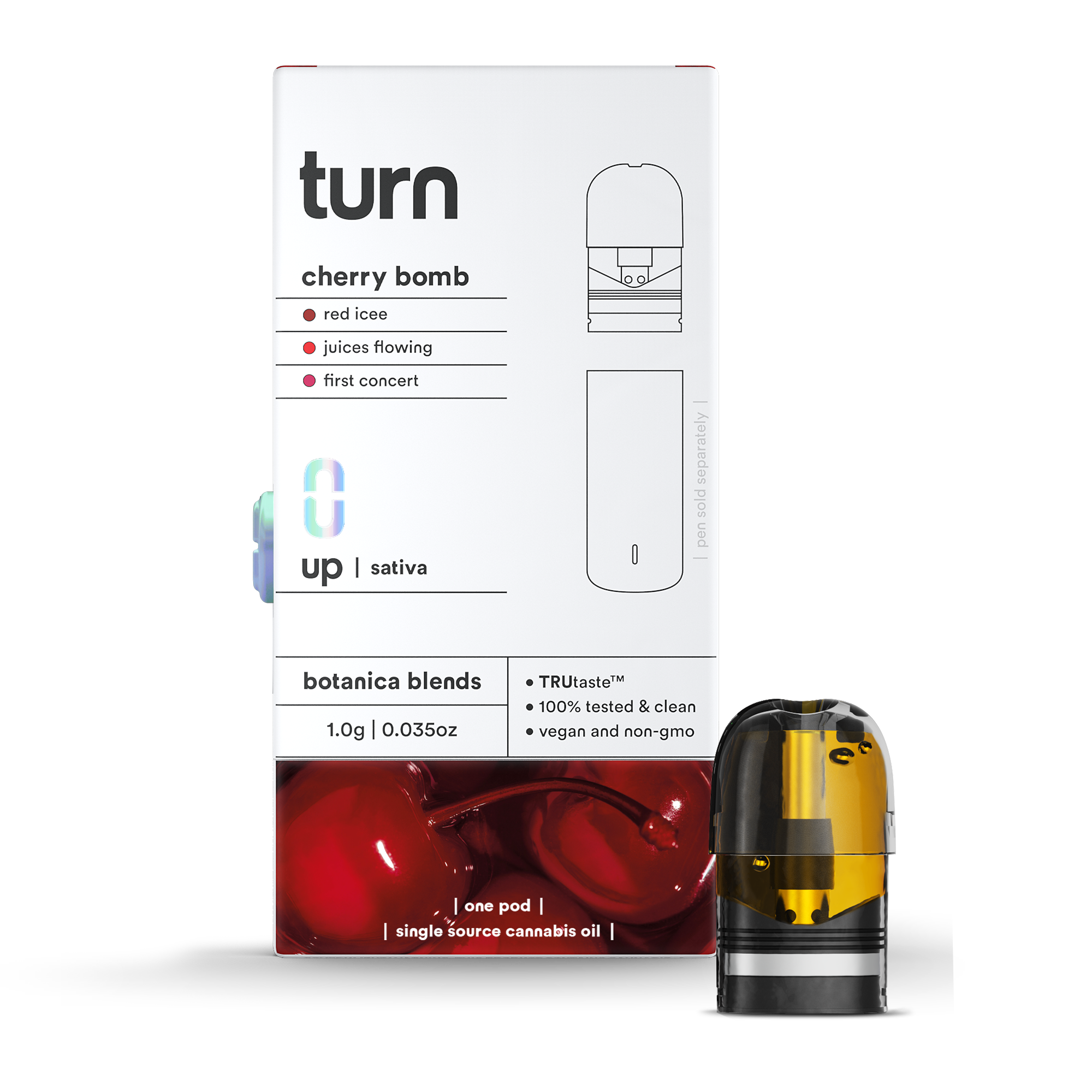Photograph of product: Cherry Bomb Botanical Blends Pod