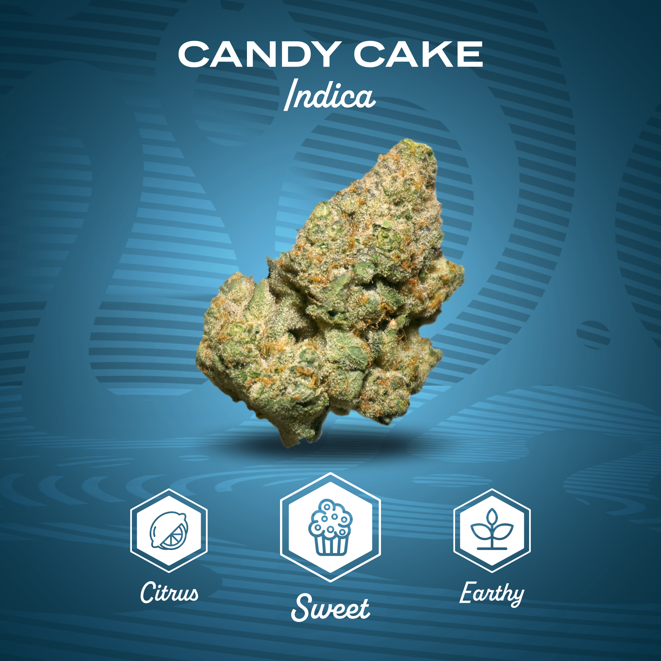 Photograph of product: Flower | Mission | Candy Cake - 28g