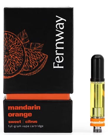 Photograph of product: Mandarin Orange | 1g Vape Cart I Fernway
