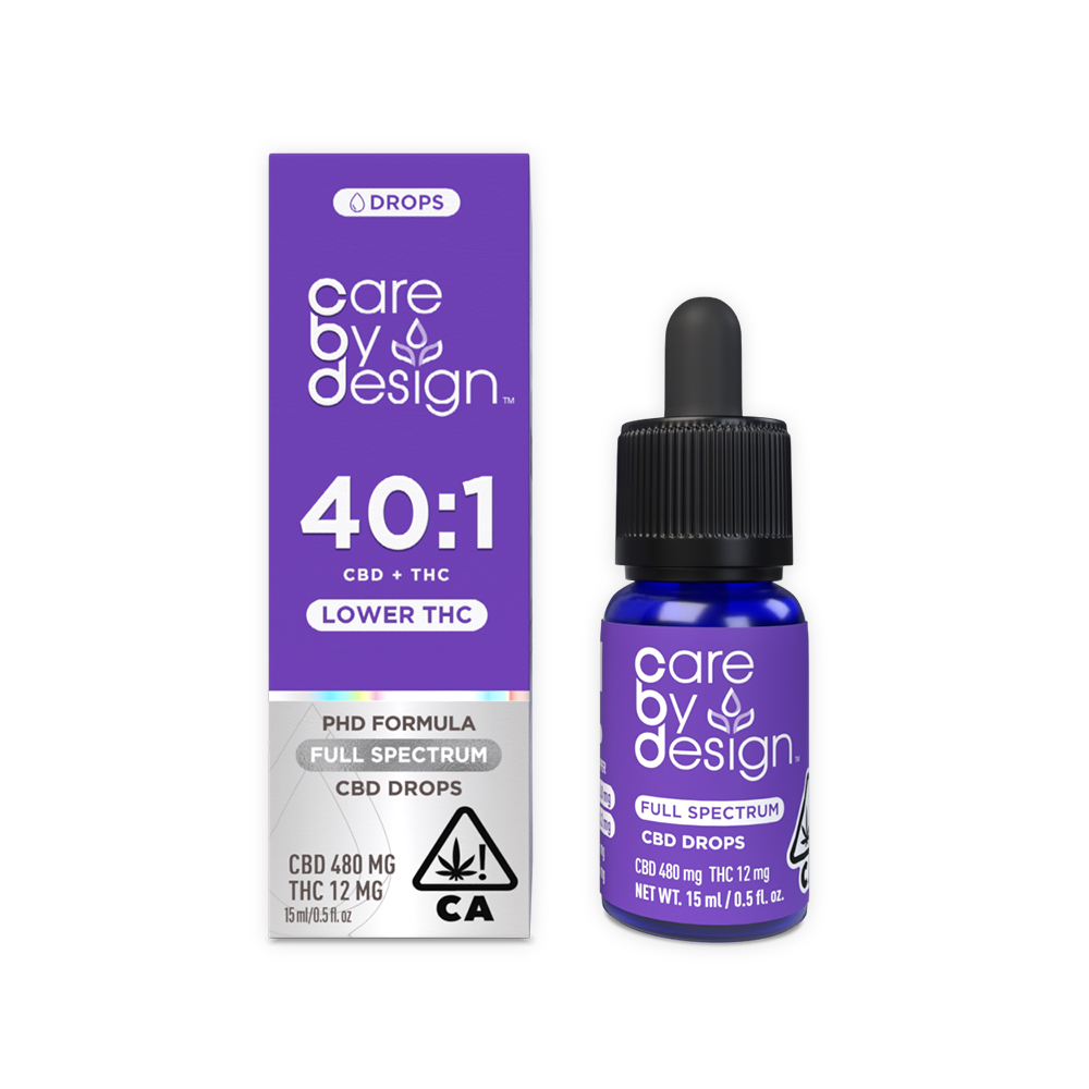 Photograph of product: DROPS (40:1) CBD TINCTURE [15 ML]