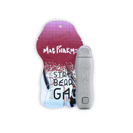 Photograph of product: Mac Pharms - Rosin Disposable - Strawberry Gag