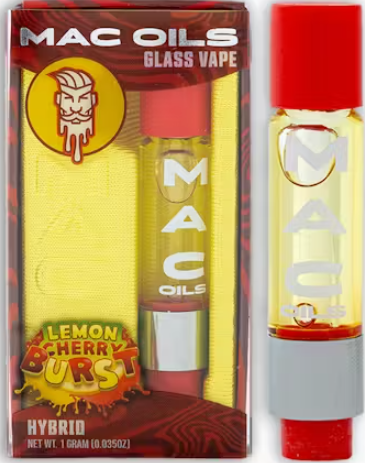Photograph of Product: MAC OILS VAPE CART | LEMON CHERRY BURST