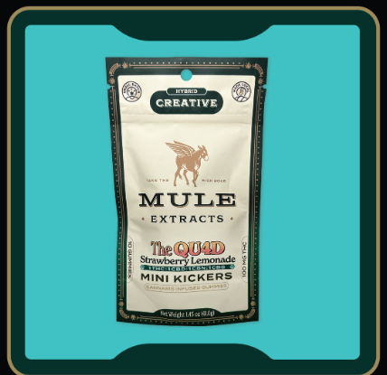 Photograph of product: Strawberry Lemonade | Mule Extracts | 100mg Gummies (10 pack)
