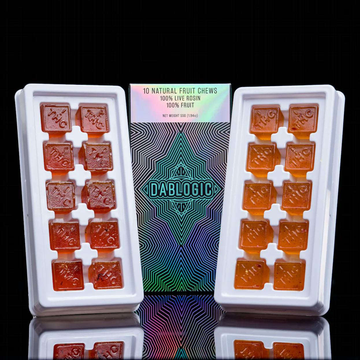Photograph of product: Dab Logic Rosin Gummies- Lemon Meringue Pie {Dragon Breath}