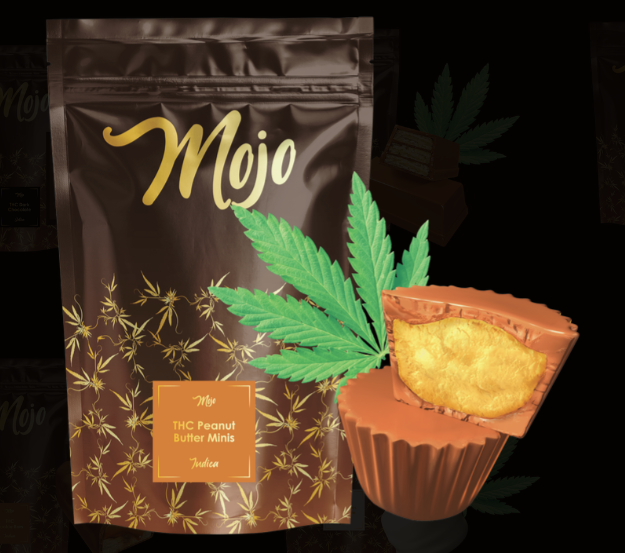 Photograph of product: 200MG MOJO PEANUT BUTTER MINIS