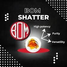Photograph of product: BOM - 1g Shatter (Medellin Motor) - 