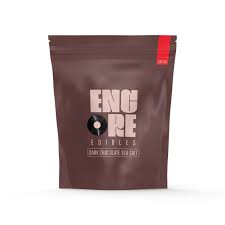 Photograph of product: Encore Dark Chocolate (H) 1:1 CBD:TH-oui Chocolate 10mg 10pk