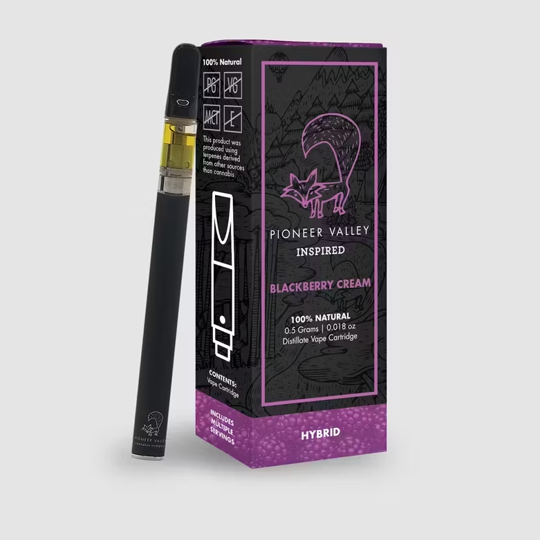 Photograph of product: Blackberry Cream Distillate Cartridge l 1g - Pioneer Valley