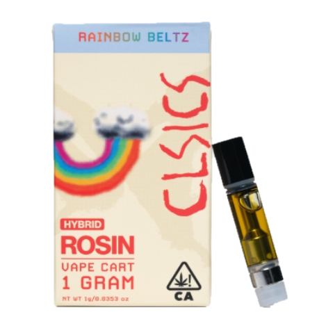 Photograph of product: RAINBOW BELTZ - 1G LIVE ROSIN VAPE