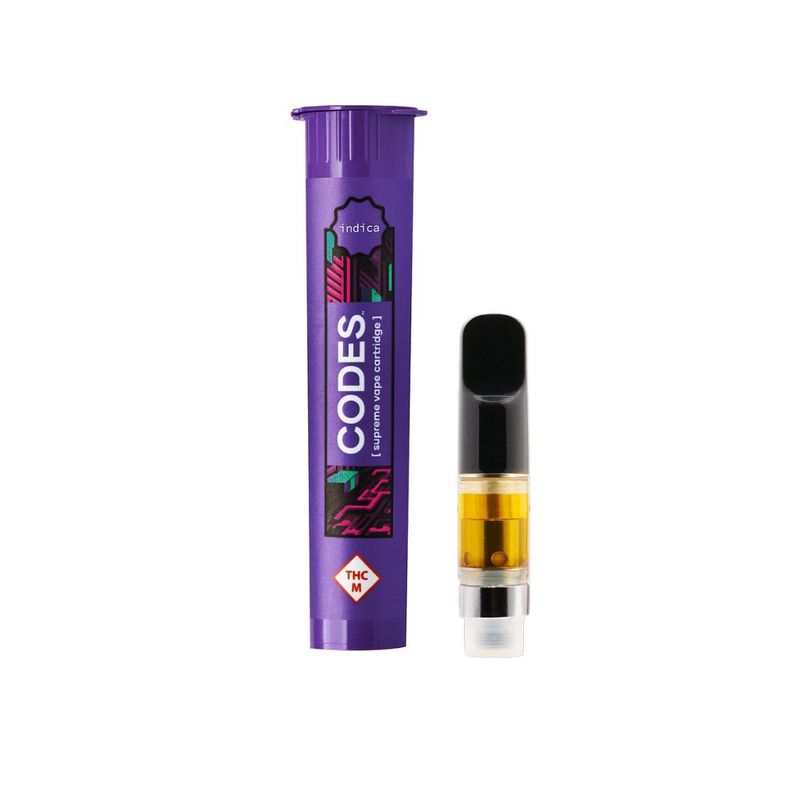 Photograph of product: Codes: Vape | Papaya Bomb | Cartridge | 0.5g