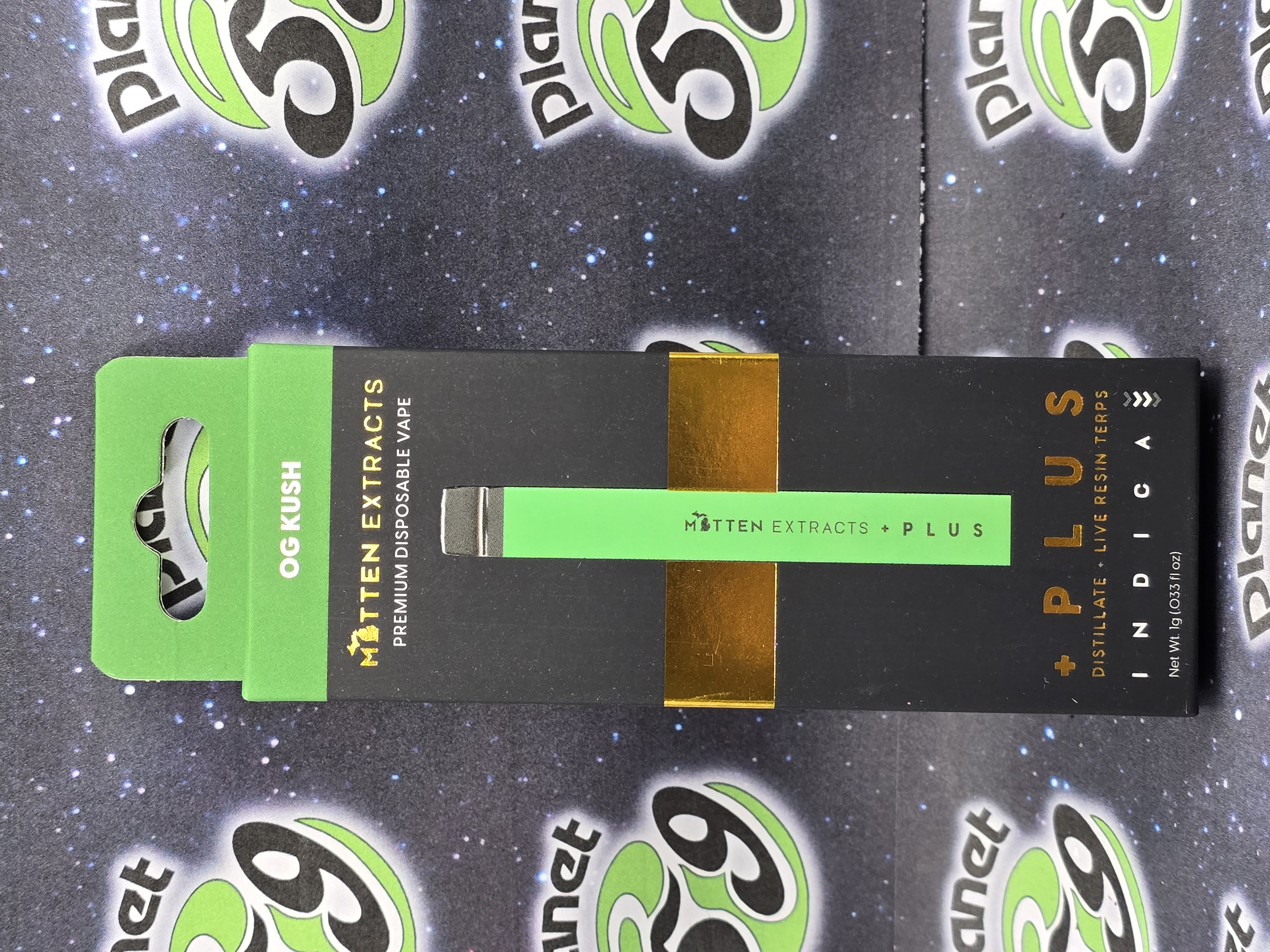 Photograph of product: Mitten Extracts | OG Kush | 1g Disposable