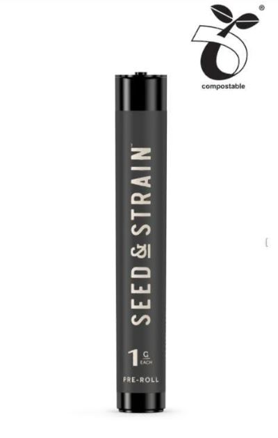 Photograph of product: Seed & Strain Kushberry Pre-roll 1g