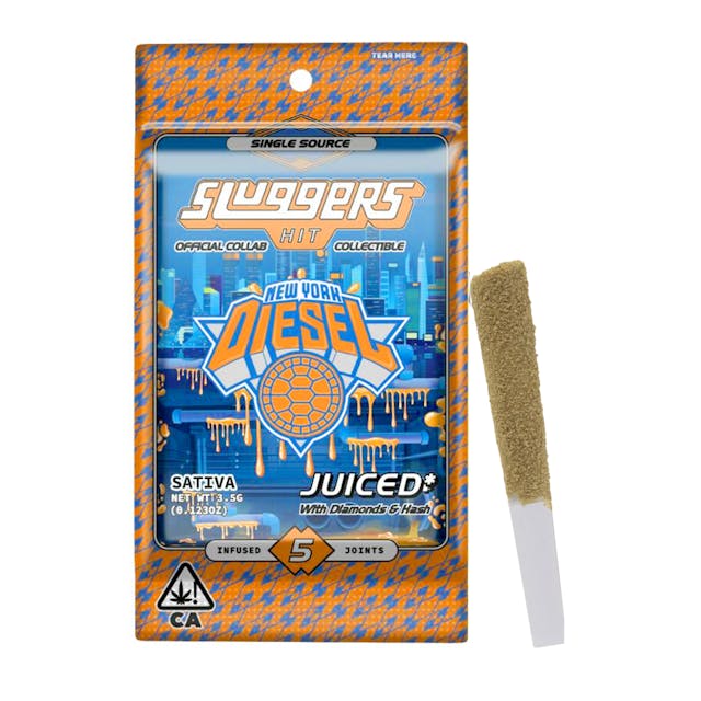 Photograph of product: NYC Diesel (S) - 5pk Infused Prerolls - NYC Diesel (H)