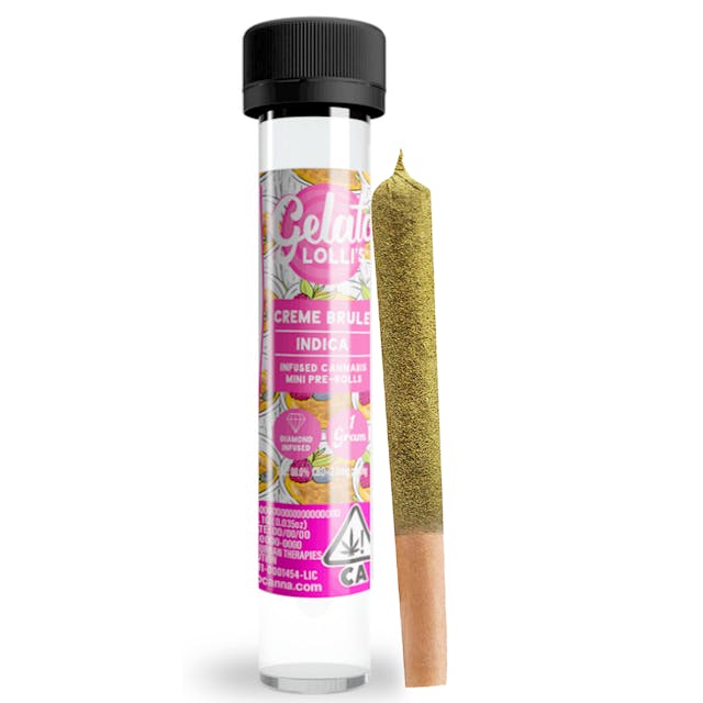 Photograph of product: Creme Brulee (I) 1.2g Lolli's  **B2G1 EVERYDAY** - Creme Brulee 1g Lolli's pre-roll (I)