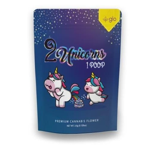 Photograph of product: Glo - 2 Unicorns 1 Poop - 3.5g