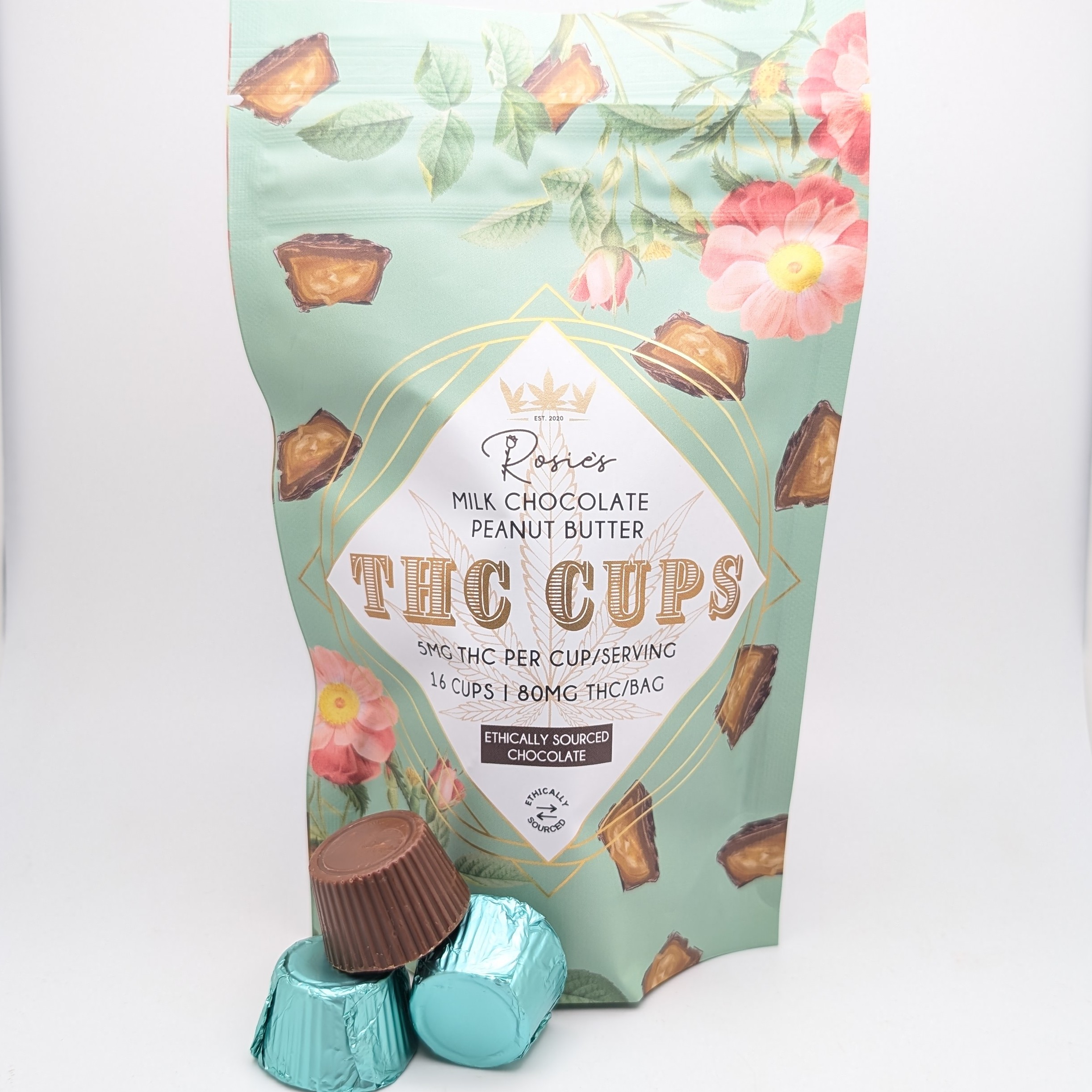 Photograph of Product: Milk Chocolate Peanut Butter Cups 16pk 80mg