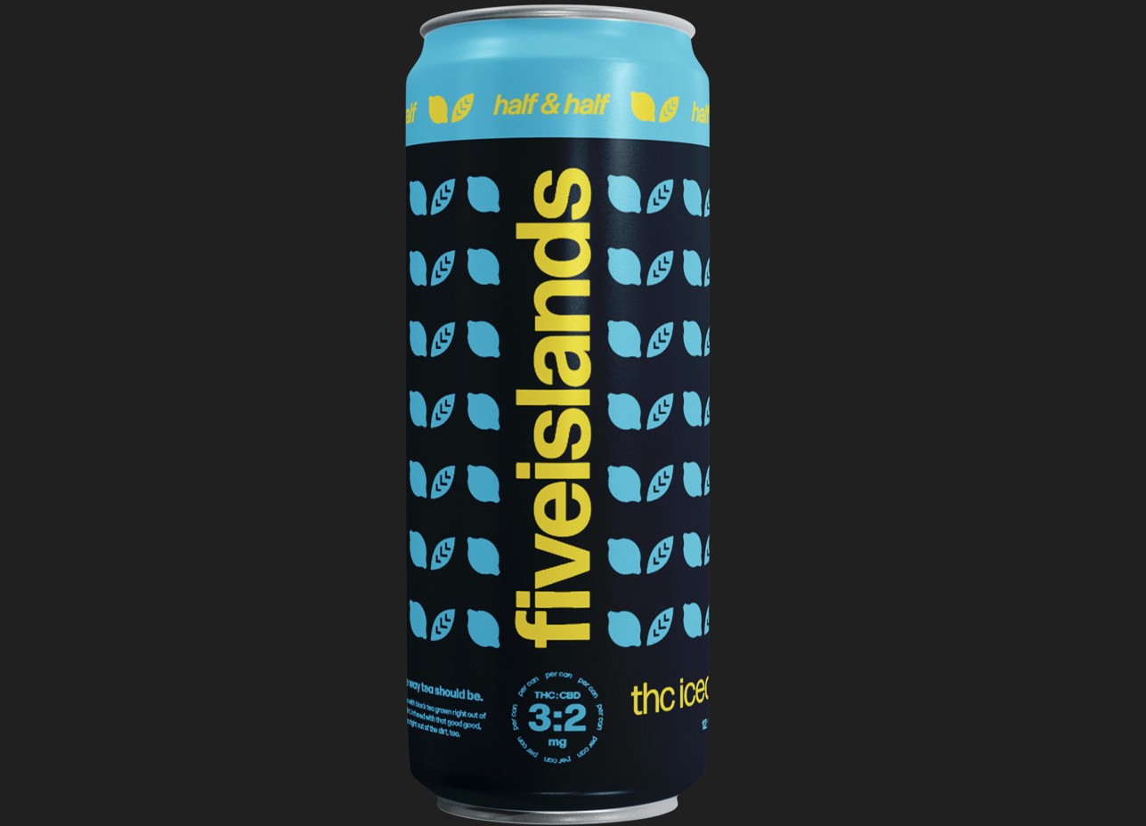 Photograph of product: Beverage | Five Islands | Half and Half TH-oui Iced Tea Lemonade | Single