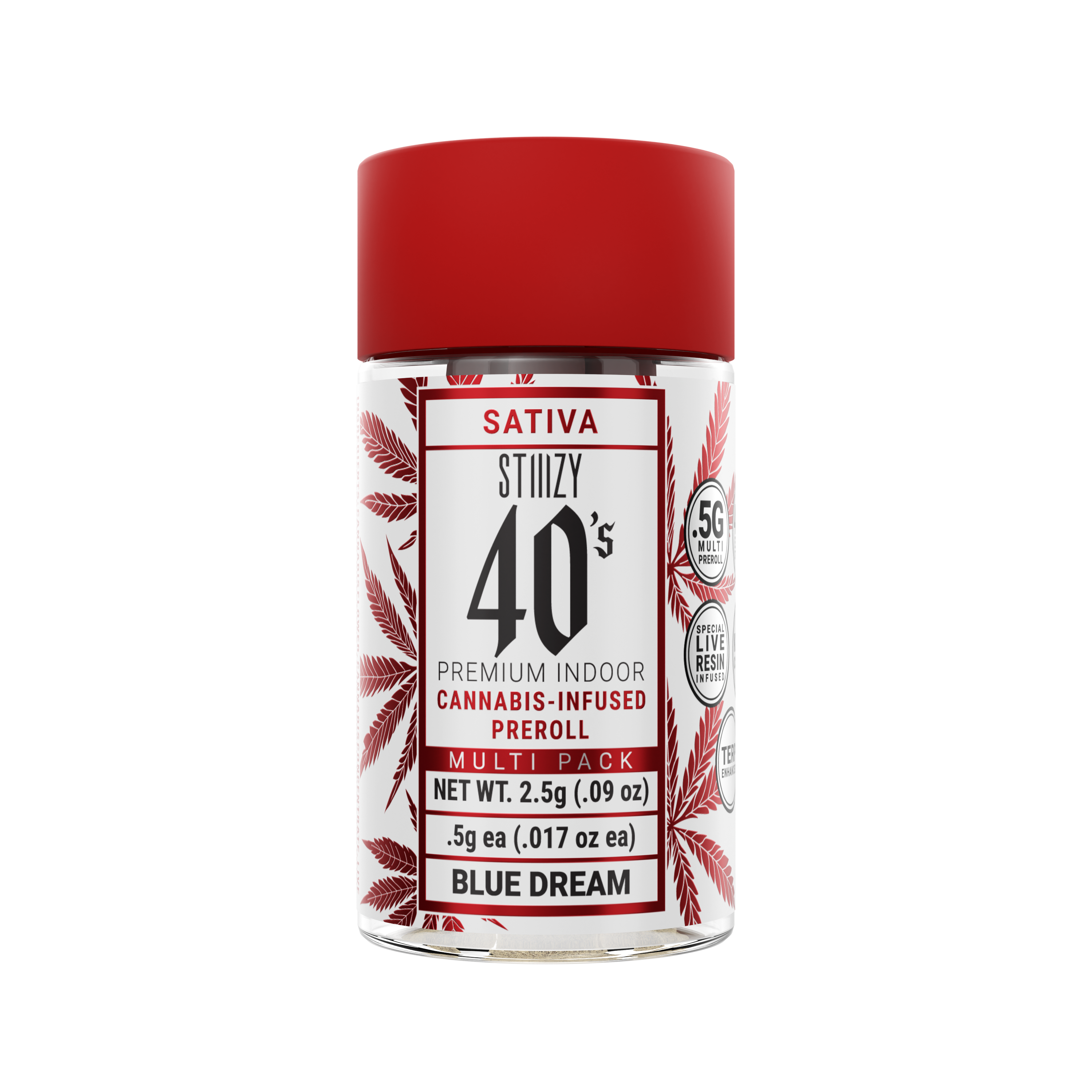 Photograph of product: 40's Infused Pre-Roll Multi-Pack | Blue Dream