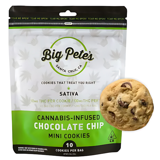Photograph of product: Chocolate Chip [S] - 100MG Cookies 10PK
