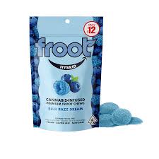 Photograph of product: BLUE RAZZ DREAM GUMMIES - 100MG (10PK)