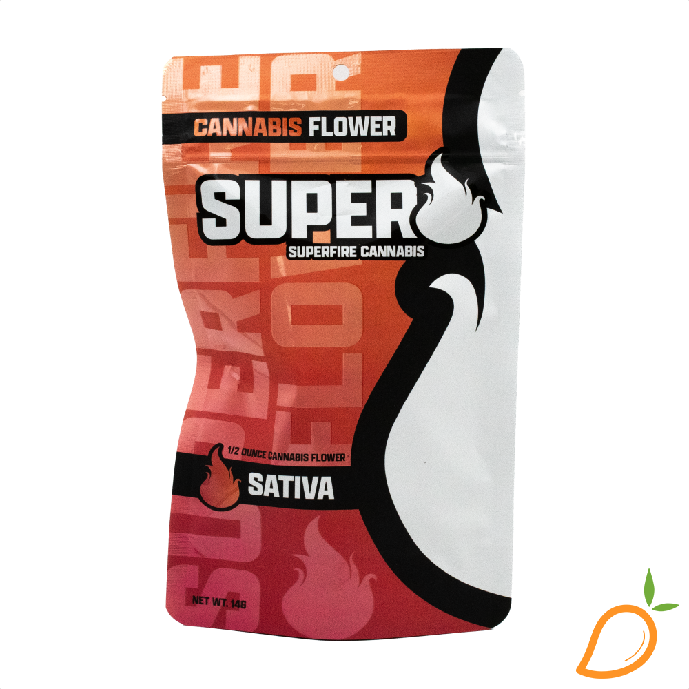Photograph of product: 14g Limonada De Mango Prepackaged Flower Superfire