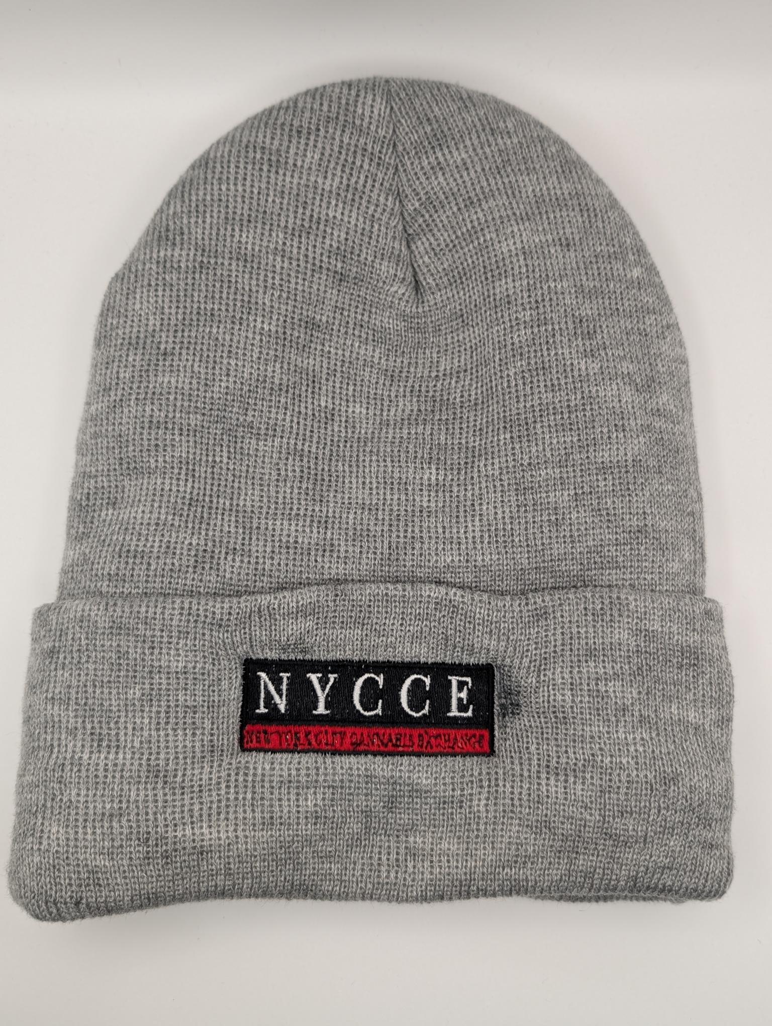 Photograph of product: NYCCE Logo Beanie - Gray