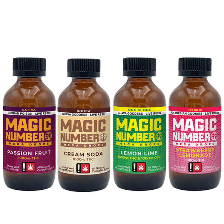 Photograph of product: Magic Number Strawberry Lemonade Mega Drops