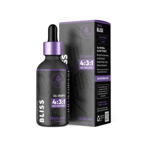 Photograph of product: Trifecta Bliss Drops | 1200mg | 4:3:1 CBC:CBG:CBDV