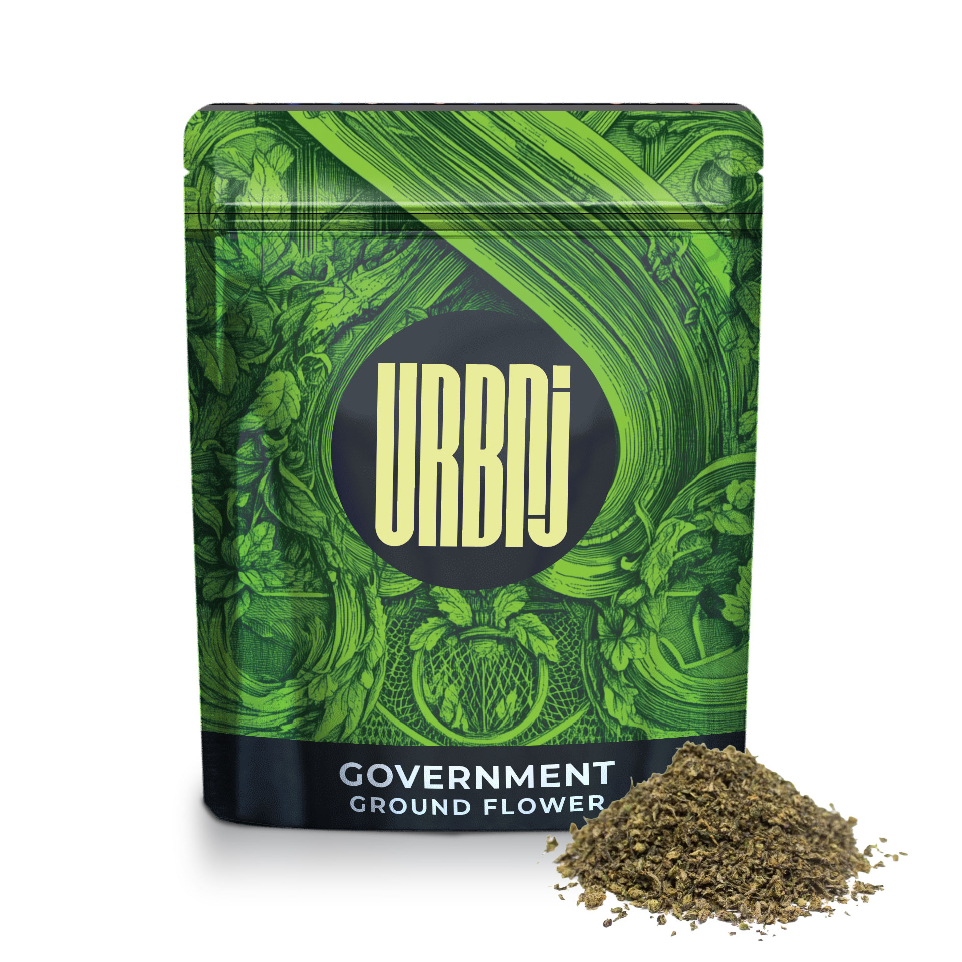 Photograph of product: URBNJ - Government Ground Flower 28g
