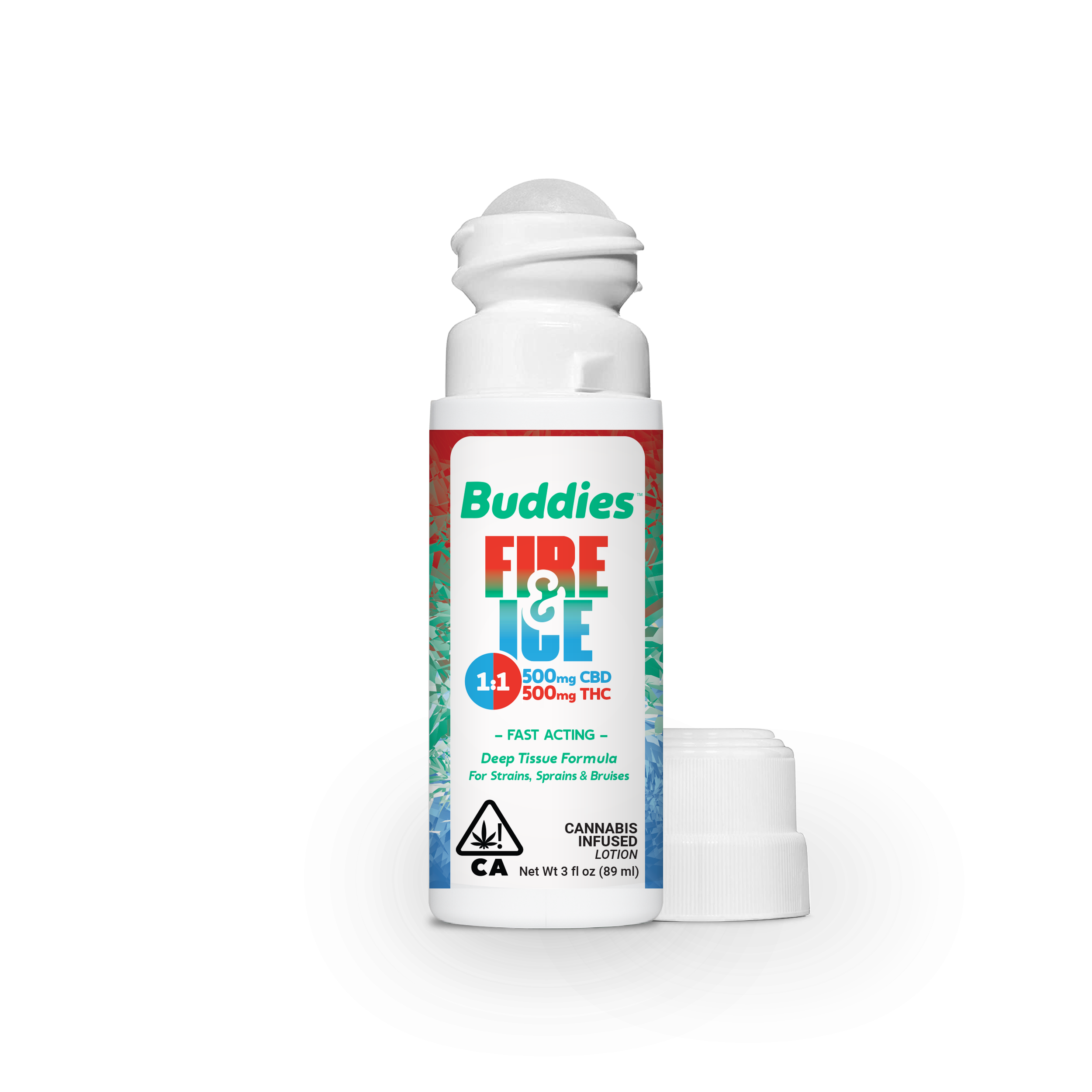 Photograph of product: Buddies | Topical | Fire & Ice 1:1 : 3oz