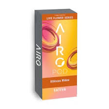 Photograph of product: Airo Hibiscus Widow 1g Live Flower Vape Cart