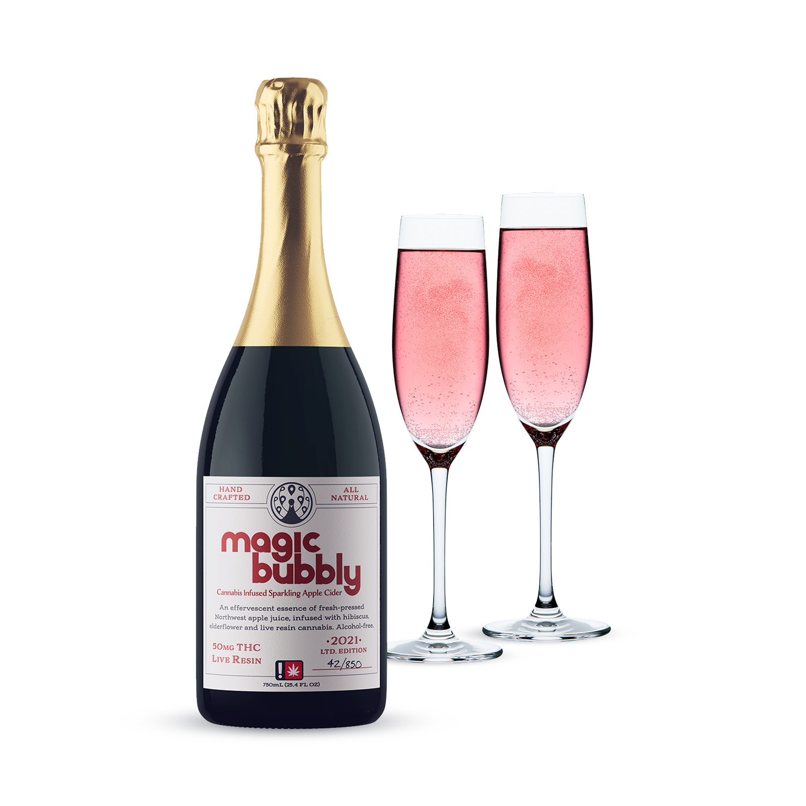 Photograph of product: Magic Bubbly 2021 | 50mg