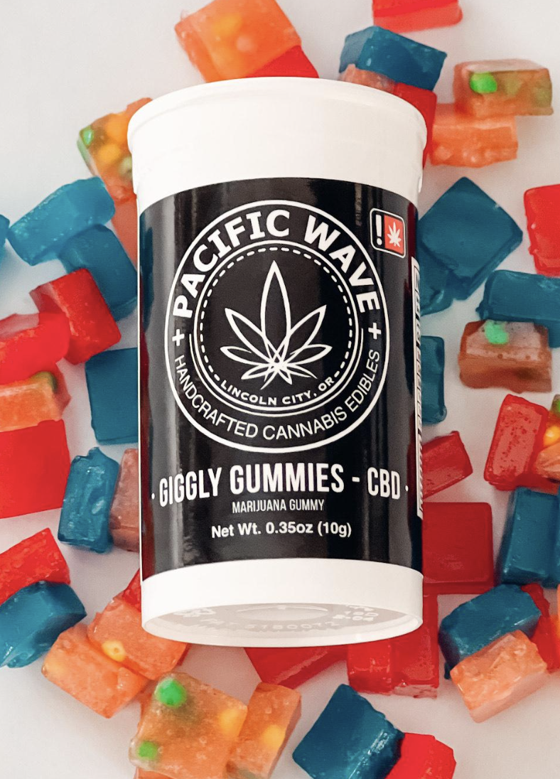 Photograph of product: Pacific Wave | 1pc CBD ONLY Gummy | Blue Raspberry