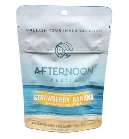 Photograph of product: Strawberry Banana | 200MG Gummies 2PC