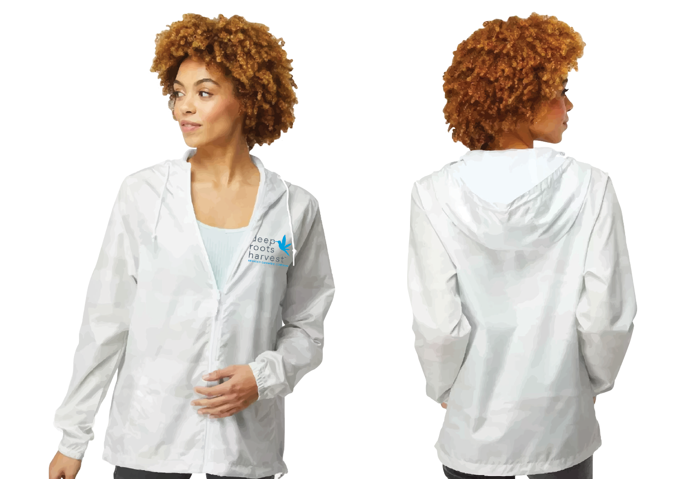 Photograph of product: OG White Wind Breaker - Small