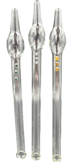 Photograph of product: Accessory | Glass | - LB | Thin Honey Straw | Assorted Colors