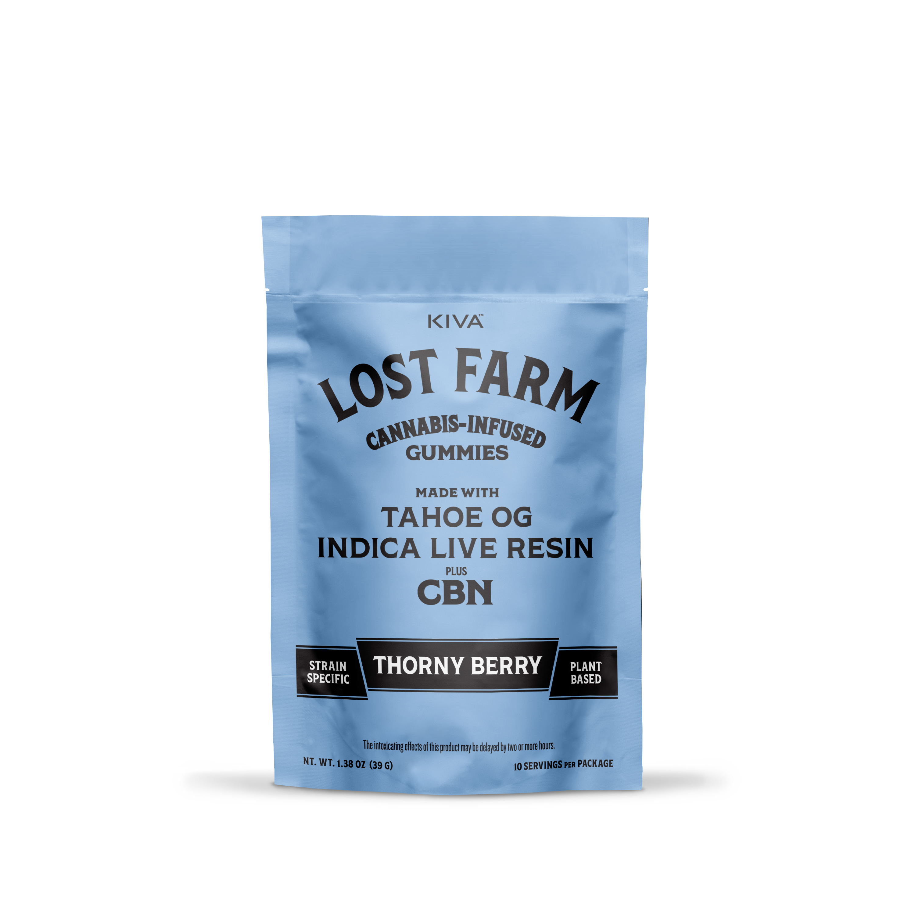 Photograph of product: Lost Farm Gummies 10pk/100mg Live Resin- Thorny Berry (OG Kush)