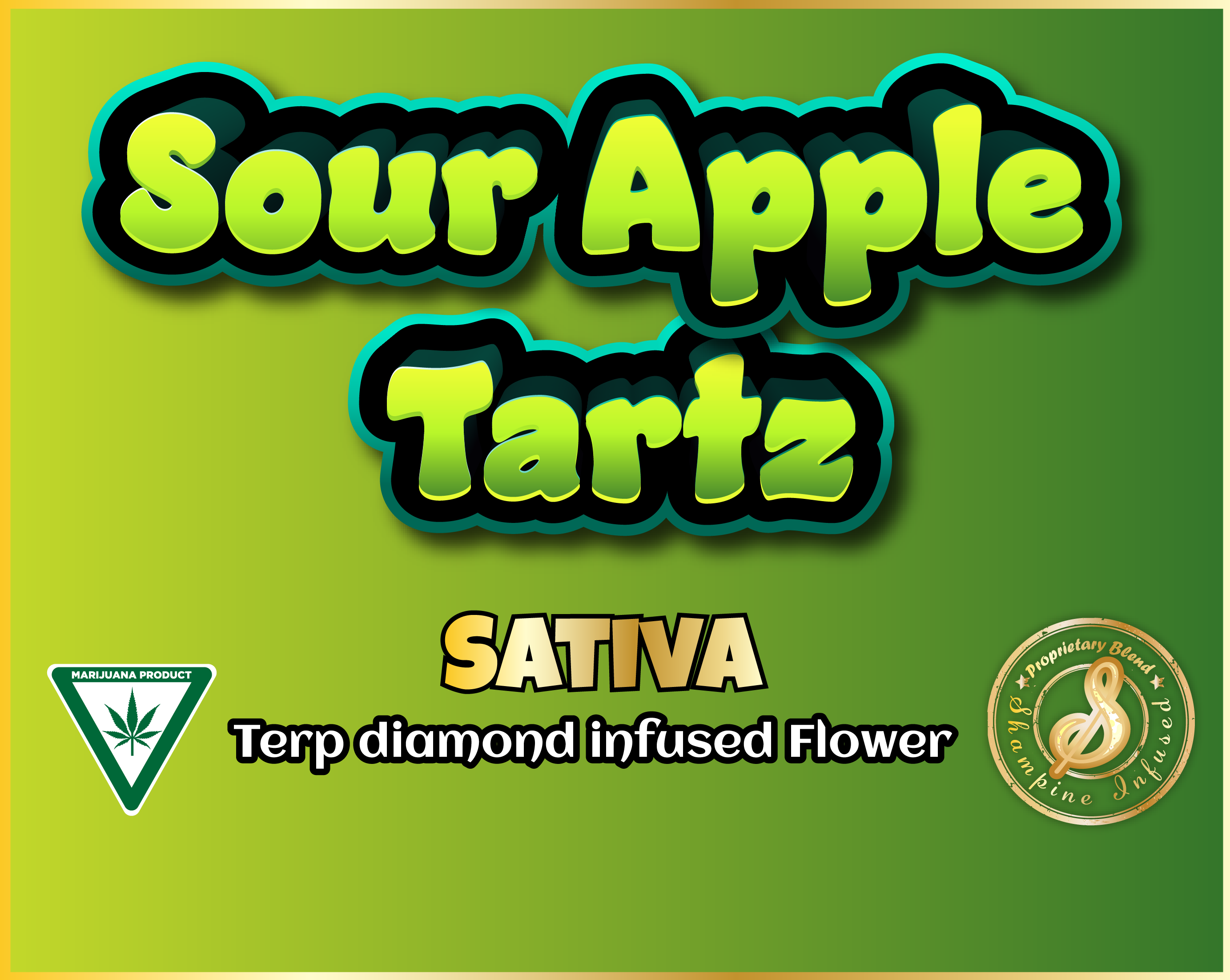 Photograph of product: Shampine | Infused Flower | Sour Apple Tart - 28g