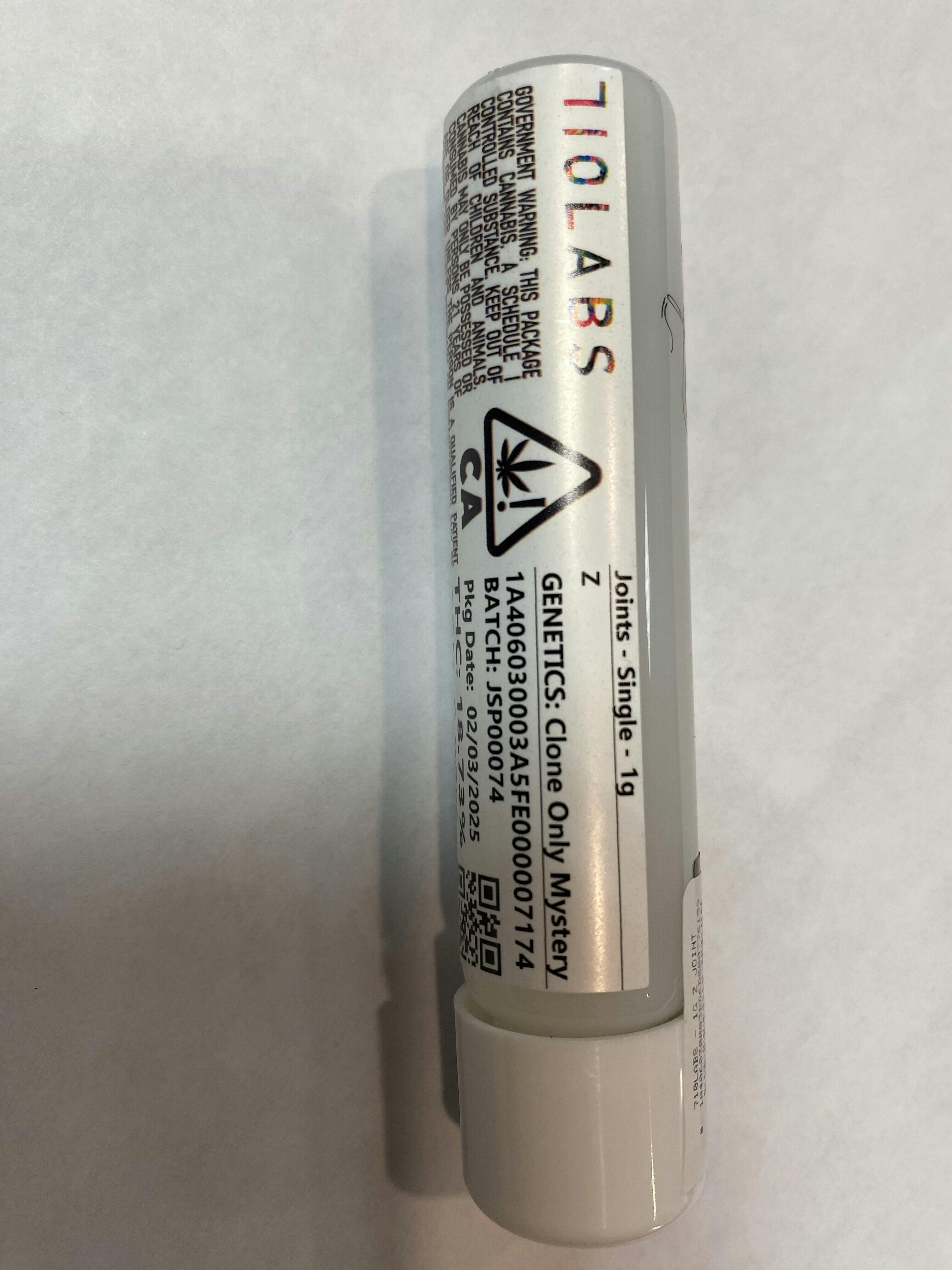 Photograph of product: 710Labs -  Z 1g Preroll