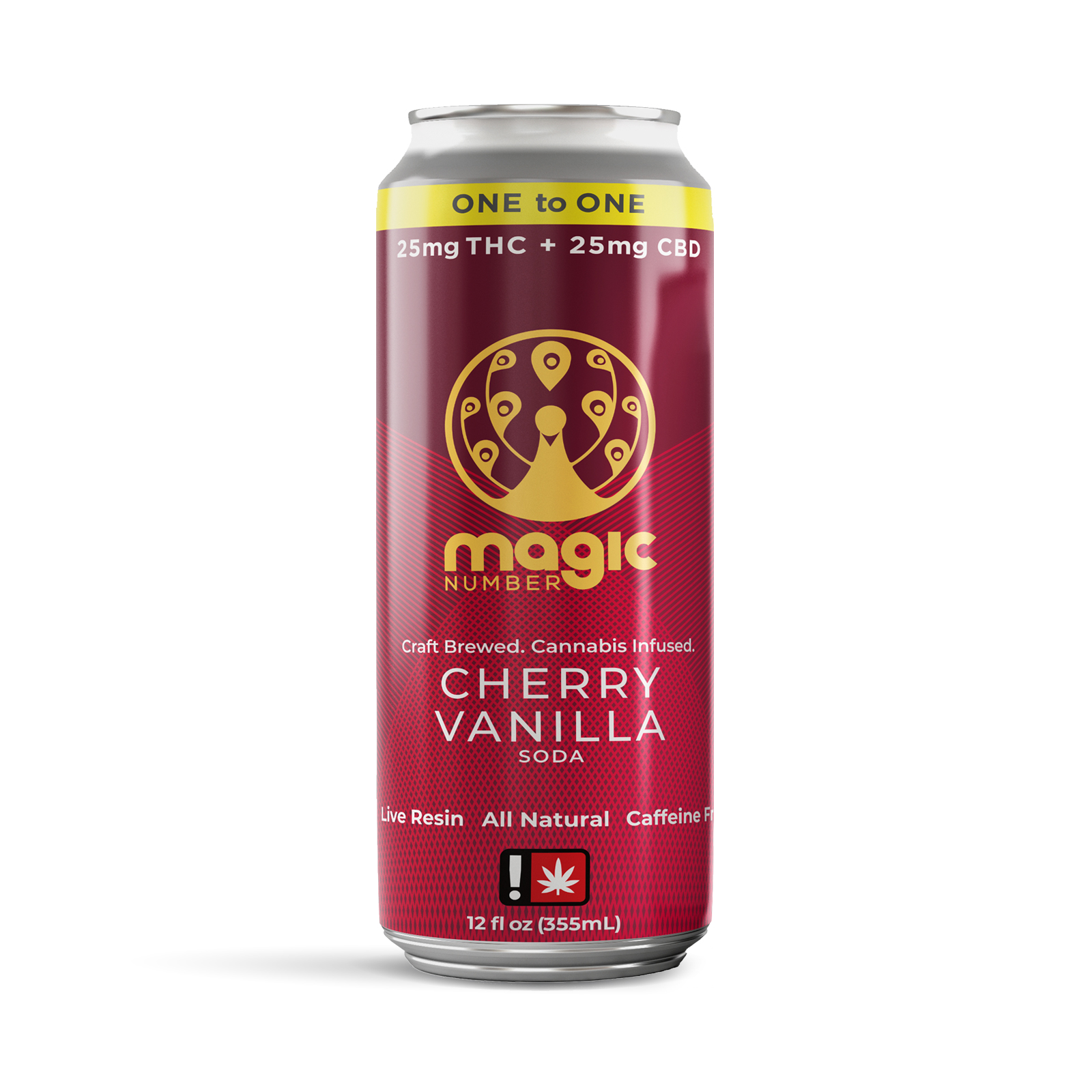 Photograph of product: Live Resin Soda | 1:1  Cherry Vanilla | 25mg
