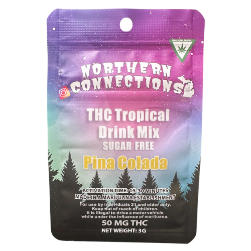 Photograph of product: Northern Connections Pina Colada Sugar Free Dissolvable Drink Mix 50mg TH-oui