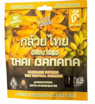Photograph of product: Dee | Thai Banana Rosin Gummies | 100mg